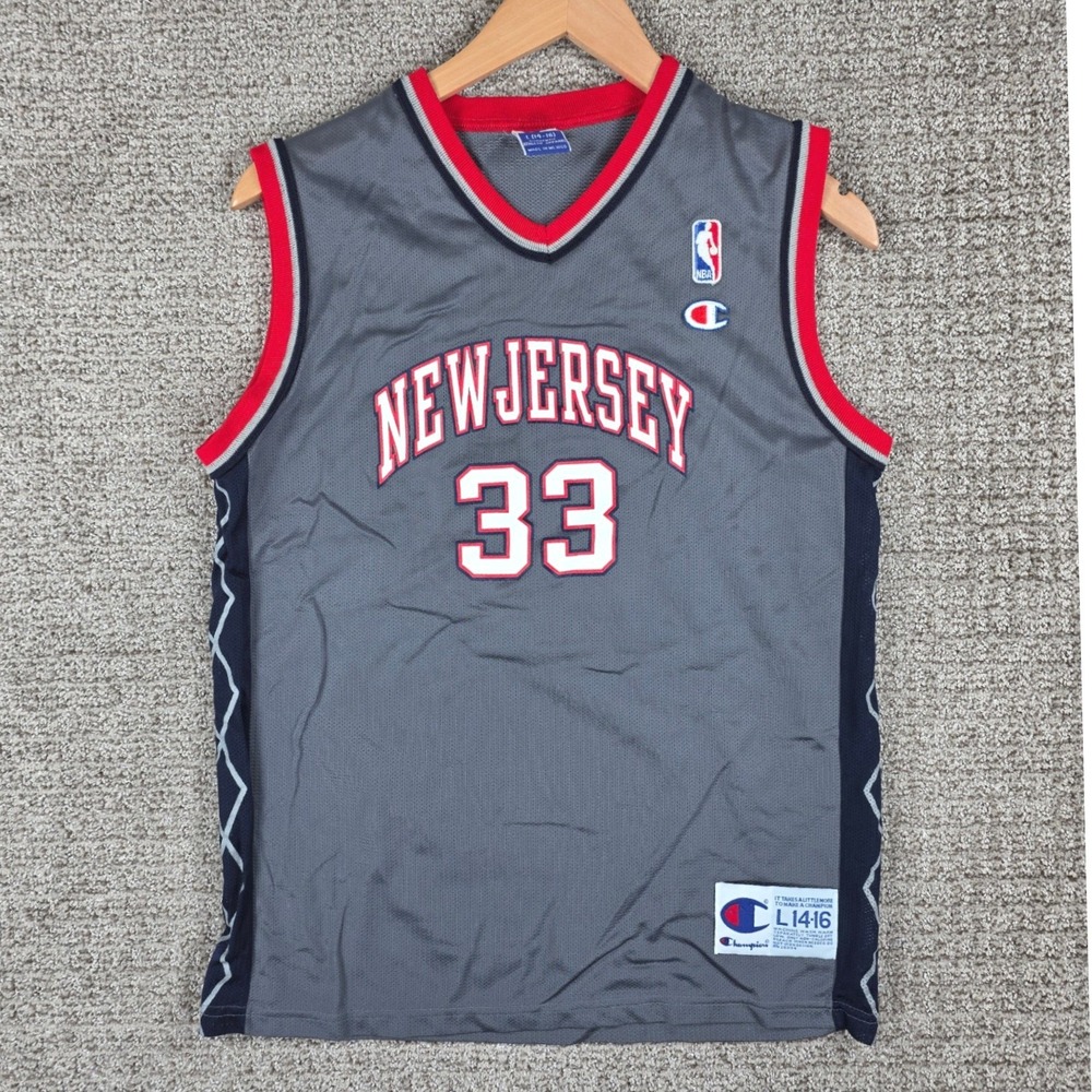 Vintage Champion New Jersey Nets Stephon Marbury Jersey Kids Youth Large 14-16‎